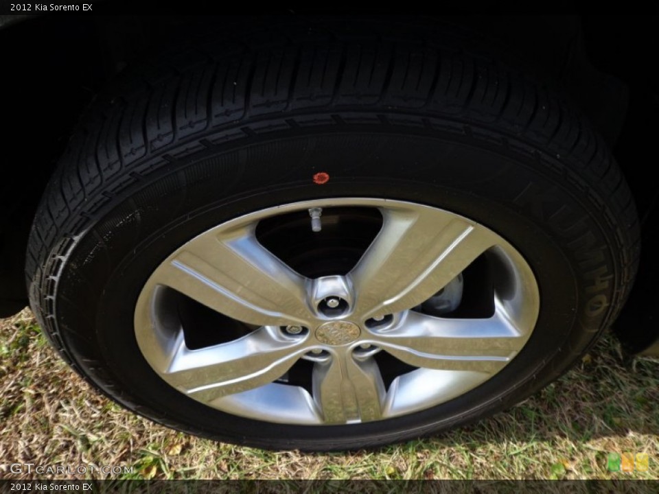 2012 Kia Sorento EX Wheel and Tire Photo #75705111
