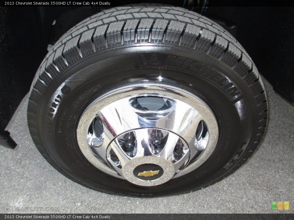 2013 Chevrolet Silverado 3500HD LT Crew Cab 4x4 Dually Wheel and Tire Photo #75706155