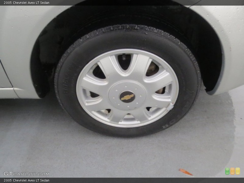 2005 Chevrolet Aveo LT Sedan Wheel and Tire Photo #75711165
