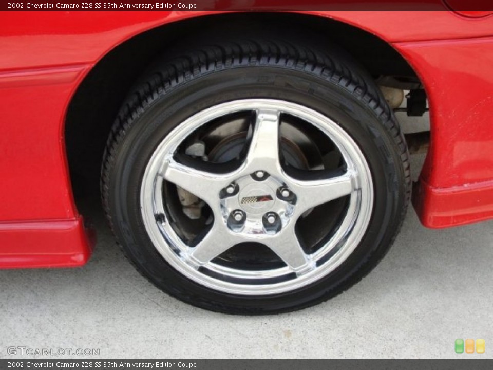 2002 Chevrolet Camaro Z28 SS 35th Anniversary Edition Coupe Wheel and Tire Photo #75711916