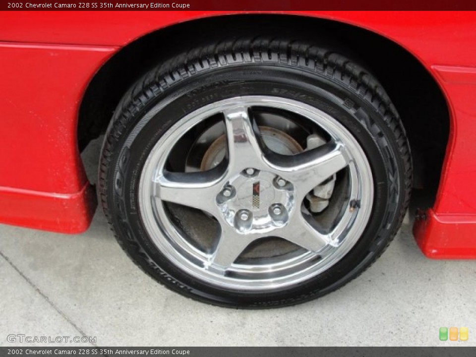 2002 Chevrolet Camaro Z28 SS 35th Anniversary Edition Coupe Wheel and Tire Photo #75711933