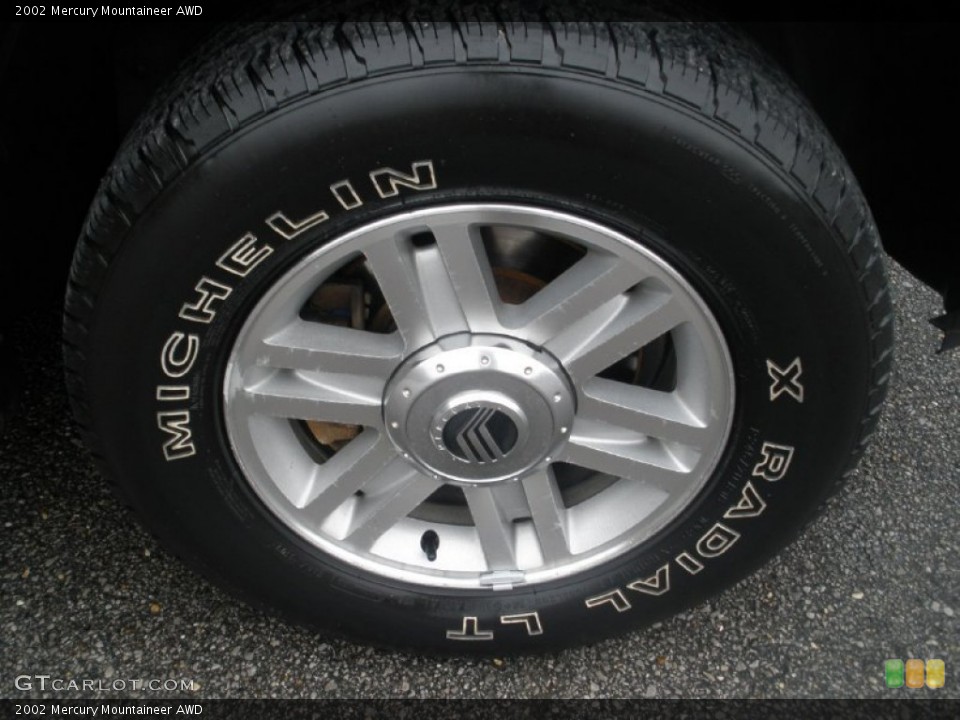 2002 Mercury Mountaineer AWD Wheel and Tire Photo #75722760