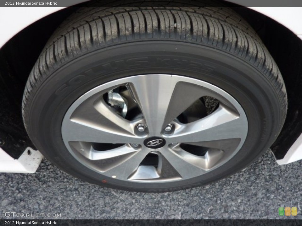 2012 Hyundai Sonata Hybrid Wheel and Tire Photo #75733304