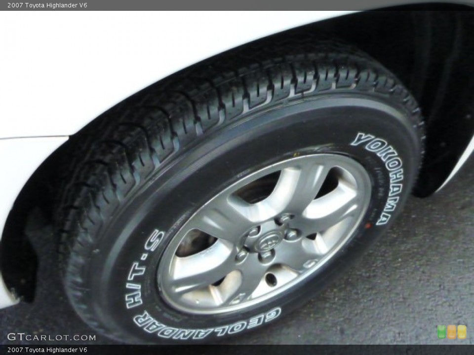 2007 Toyota Highlander V6 Wheel and Tire Photo #75733400