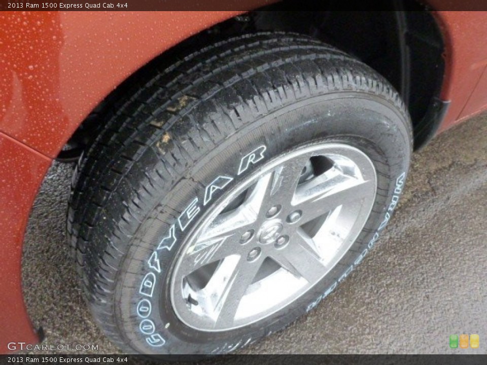 2013 Ram 1500 Express Quad Cab 4x4 Wheel and Tire Photo #75733868