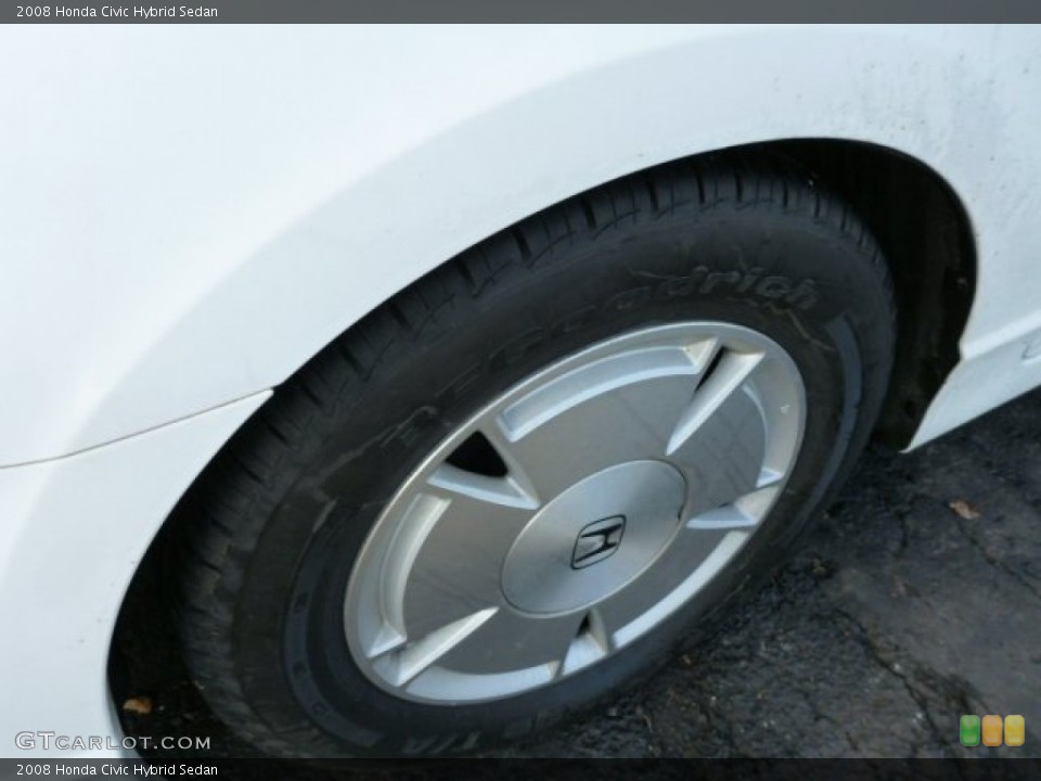 2008 Honda Civic Hybrid Sedan Wheel and Tire Photo #75734072