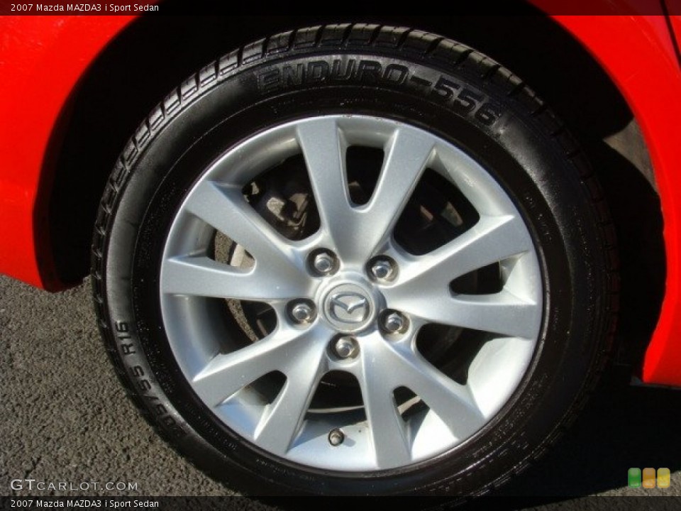 2007 Mazda MAZDA3 i Sport Sedan Wheel and Tire Photo #75739181