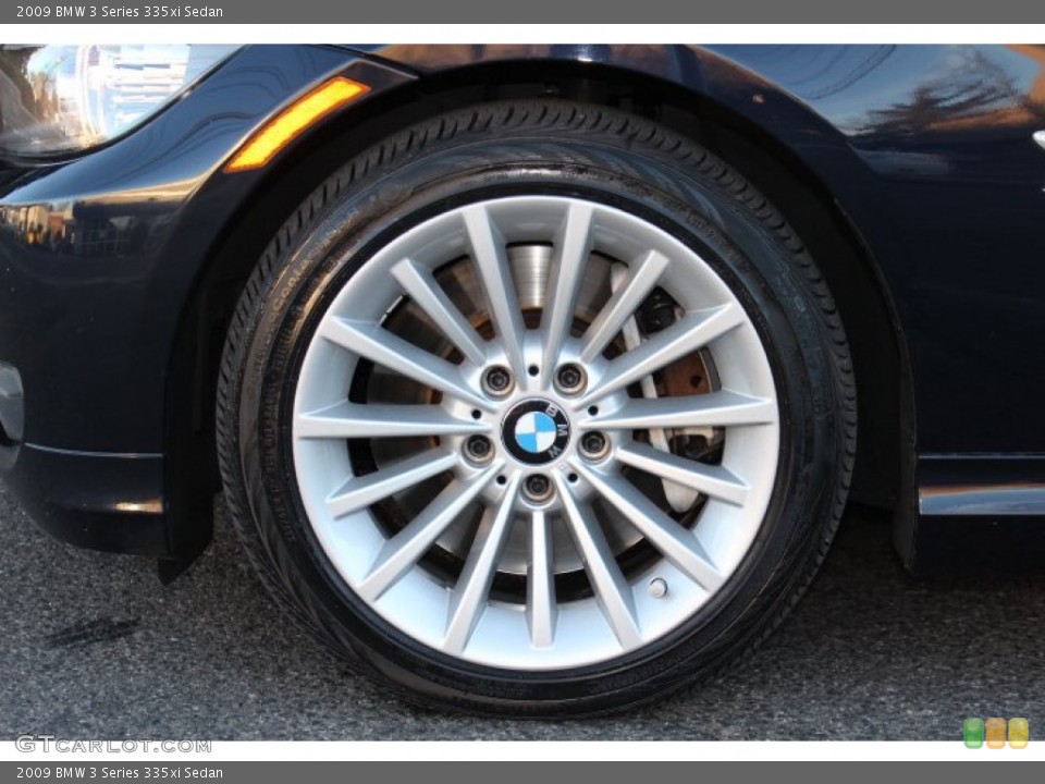 2009 BMW 3 Series 335xi Sedan Wheel and Tire Photo #75740771