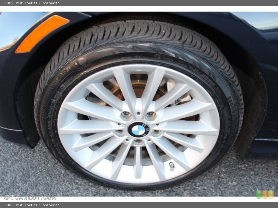 2009 BMW 3 Series 335xi Sedan Wheel and Tire Photo #75740789