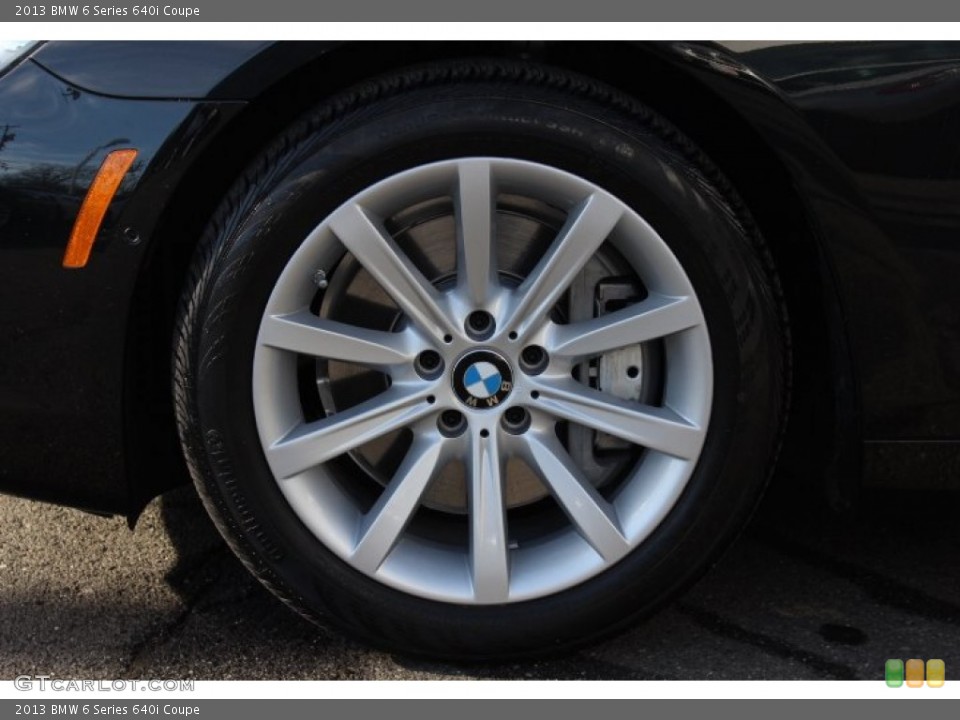 2013 BMW 6 Series 640i Coupe Wheel and Tire Photo #75744803