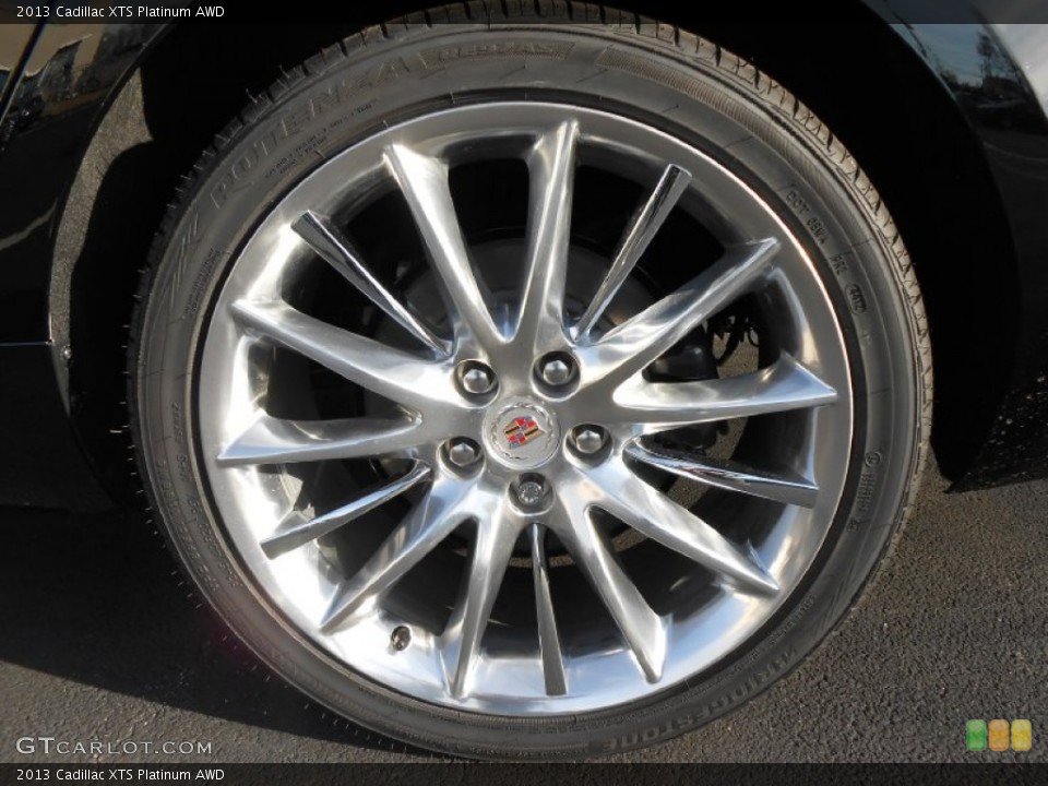 2013 Cadillac XTS Platinum AWD Wheel and Tire Photo #75744808