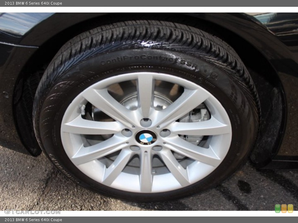 2013 BMW 6 Series 640i Coupe Wheel and Tire Photo #75744823