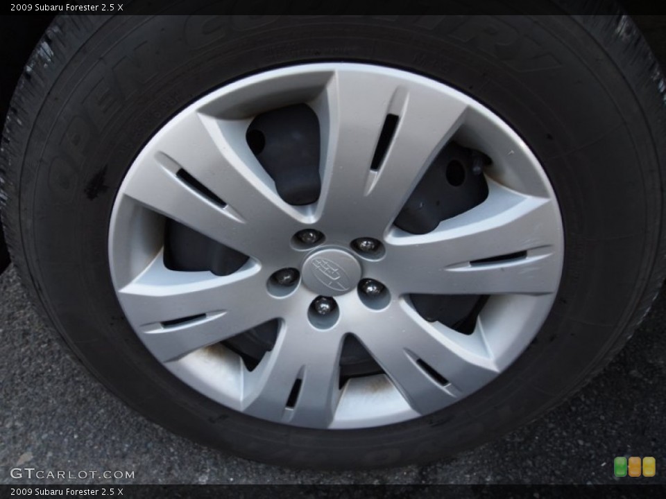 2009 Subaru Forester 2.5 X Wheel and Tire Photo #75748309