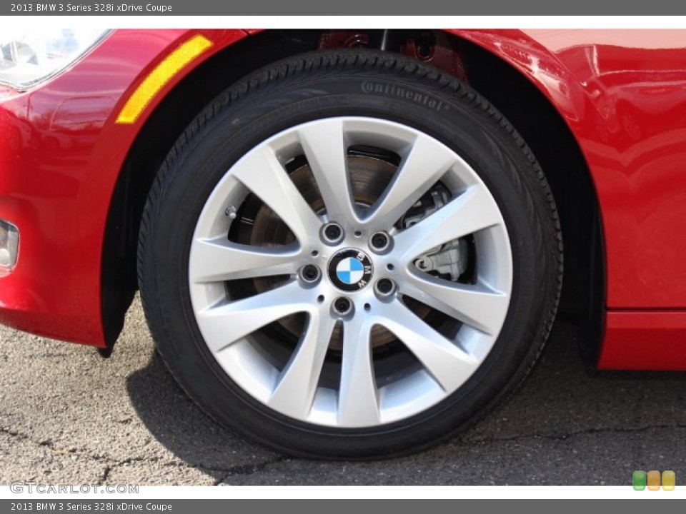 2013 BMW 3 Series 328i xDrive Coupe Wheel and Tire Photo #75748689
