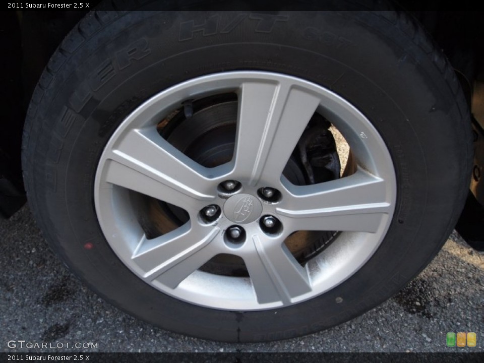 2011 Subaru Forester 2.5 X Wheel and Tire Photo #75748994