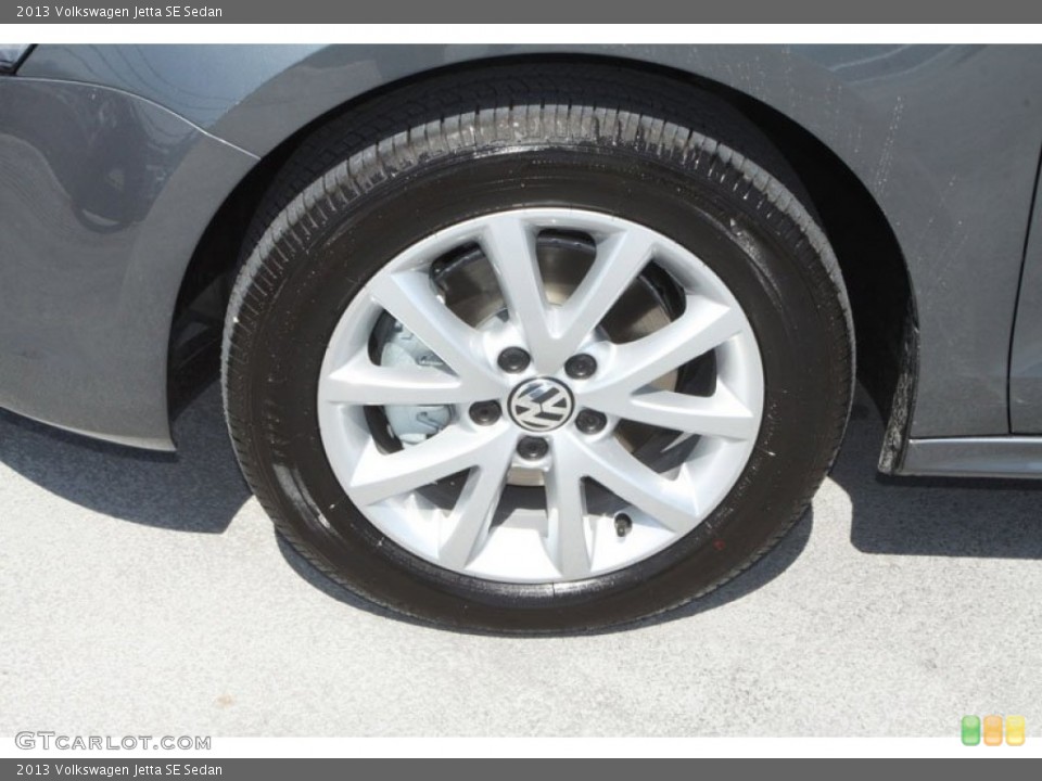 2013 Volkswagen Jetta SE Sedan Wheel and Tire Photo #75753887