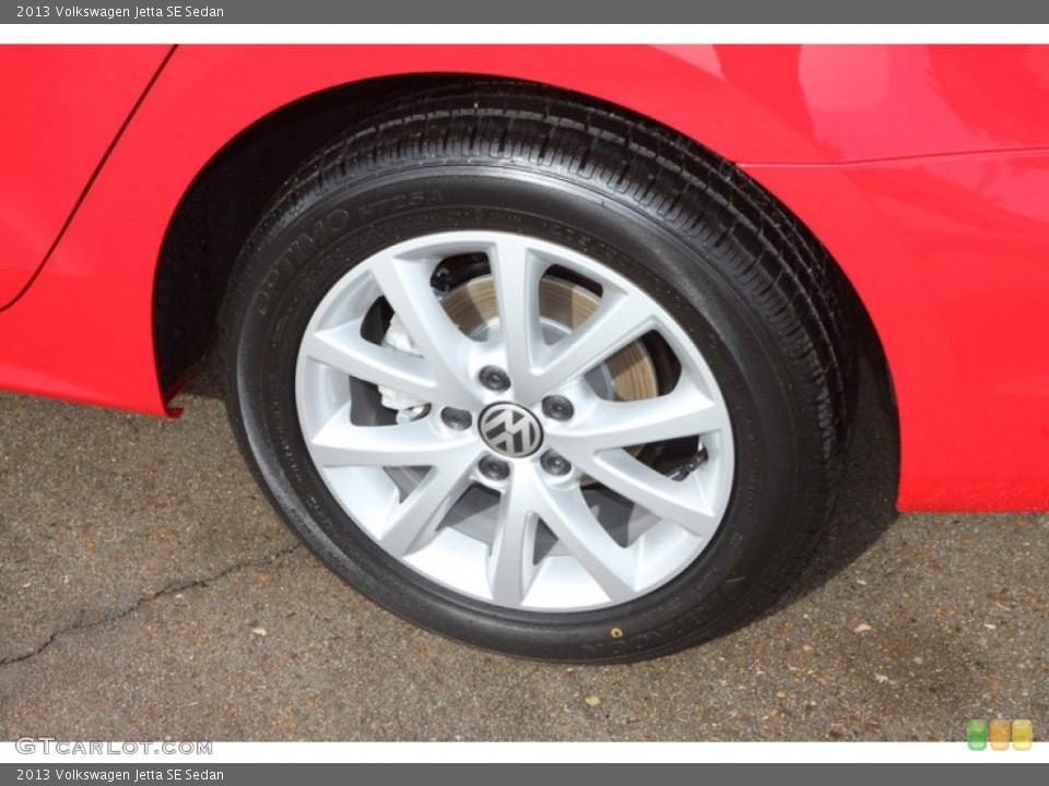 2013 Volkswagen Jetta SE Sedan Wheel and Tire Photo #75754925