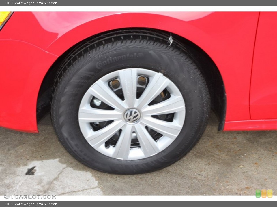 2013 Volkswagen Jetta S Sedan Wheel and Tire Photo #75755452