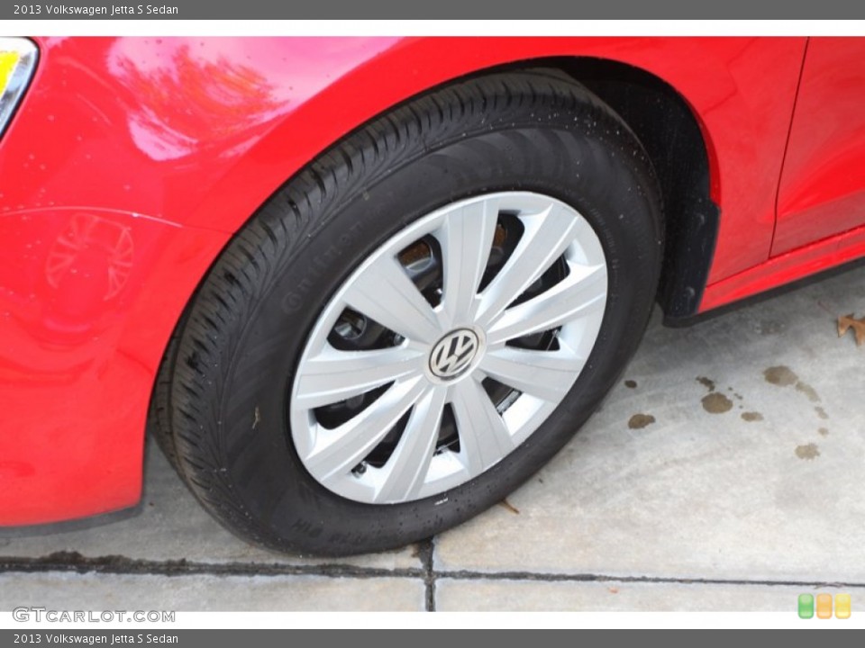 2013 Volkswagen Jetta S Sedan Wheel and Tire Photo #75755930