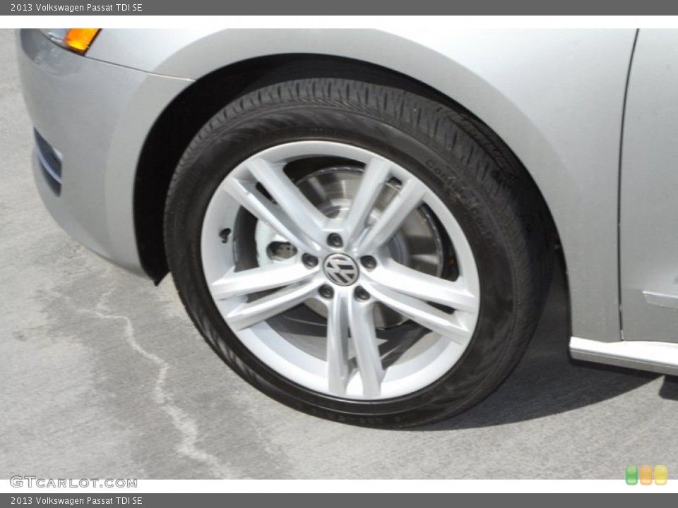 2013 Volkswagen Passat TDI SE Wheel and Tire Photo #75759068