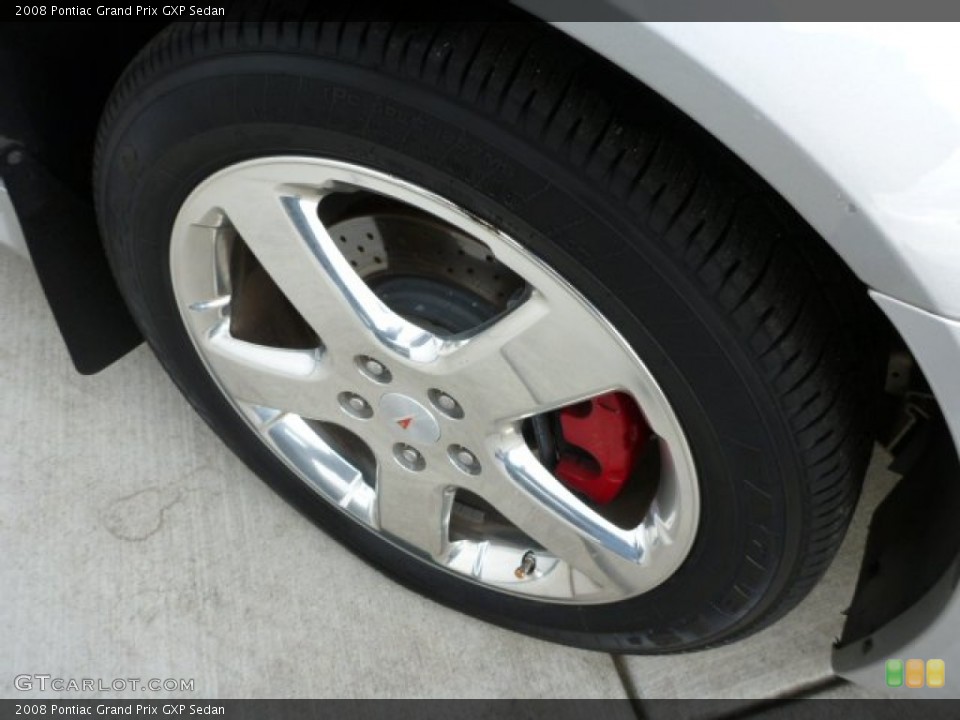 2008 Pontiac Grand Prix GXP Sedan Wheel and Tire Photo #75760907
