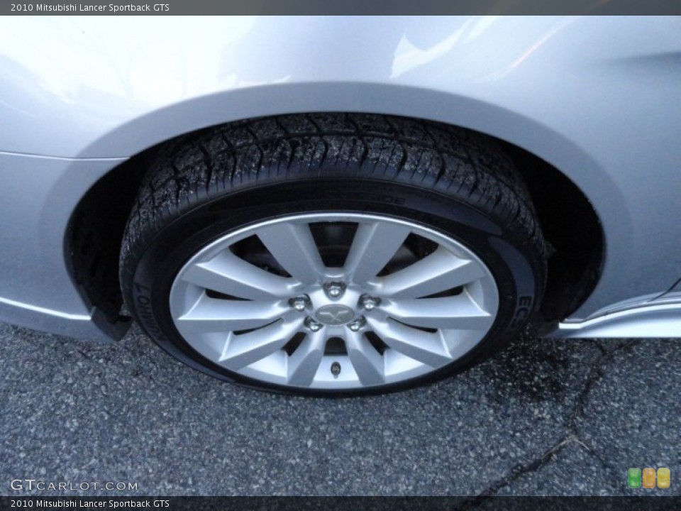 2010 Mitsubishi Lancer Sportback GTS Wheel and Tire Photo #75761423