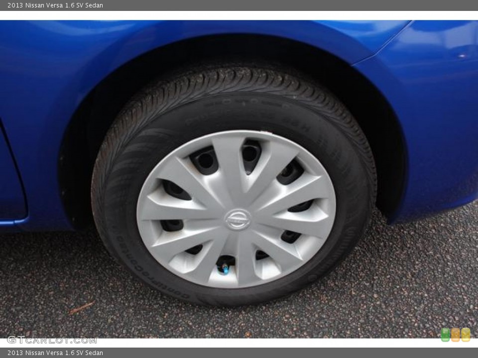 2013 Nissan Versa 1.6 SV Sedan Wheel and Tire Photo #75762605