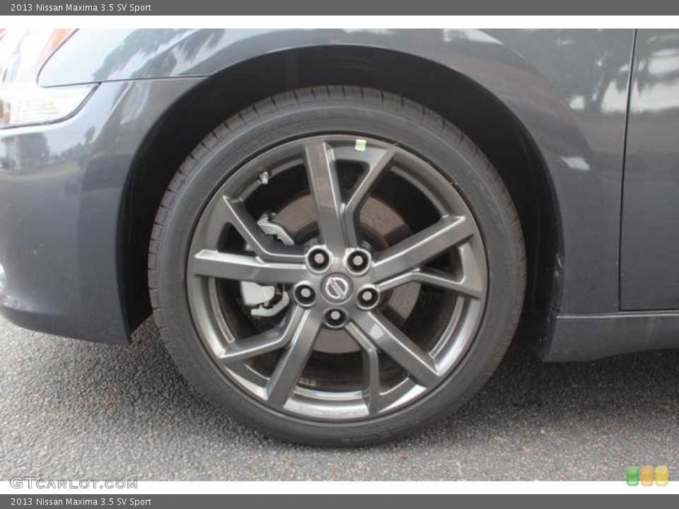 2013 Nissan Maxima 3.5 SV Sport Wheel and Tire Photo #75762772