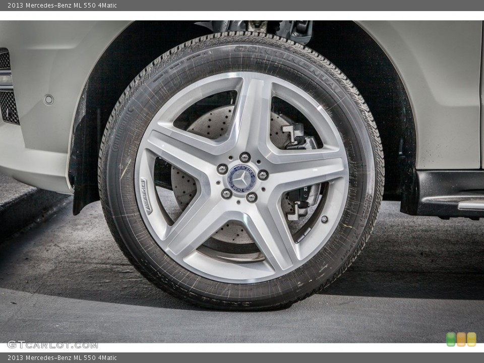 2013 Mercedes-Benz ML 550 4Matic Wheel and Tire Photo #75766403