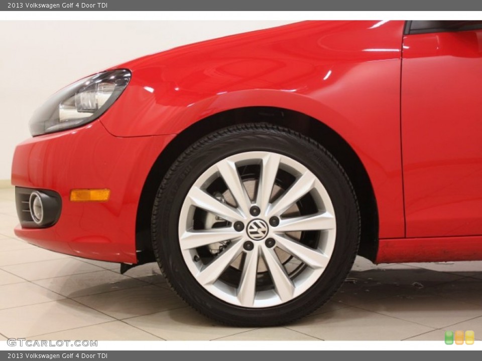 2013 Volkswagen Golf 4 Door TDI Wheel and Tire Photo #75767596