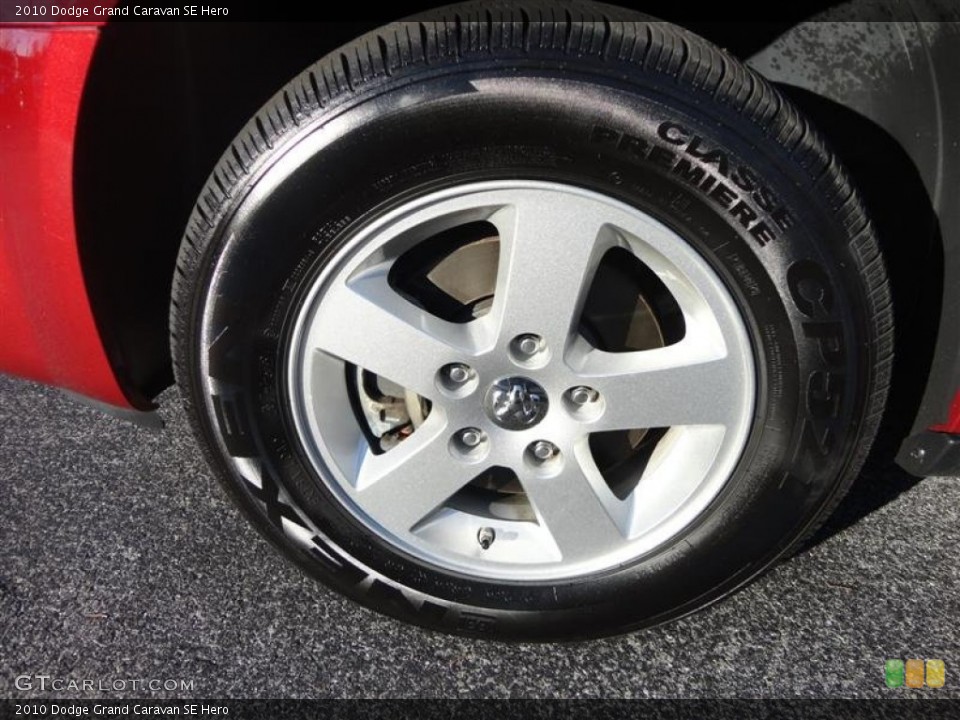 2010 Dodge Grand Caravan SE Hero Wheel and Tire Photo #75770253