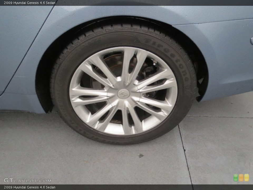 2009 Hyundai Genesis 4.6 Sedan Wheel and Tire Photo #75773493