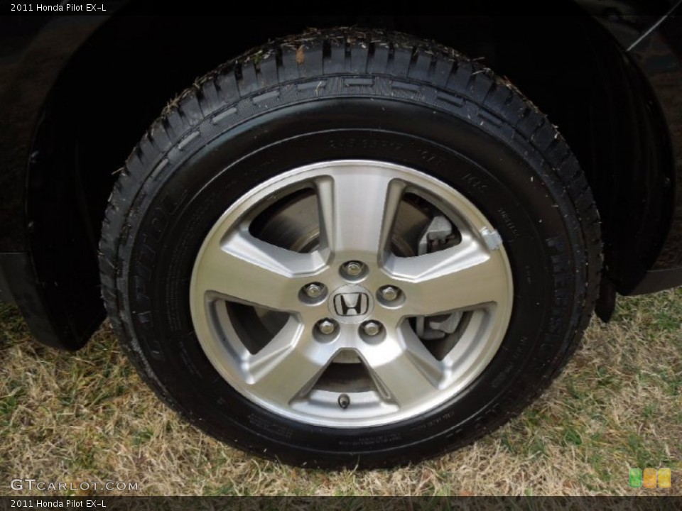 2011 Honda Pilot EX-L Wheel and Tire Photo #75774947