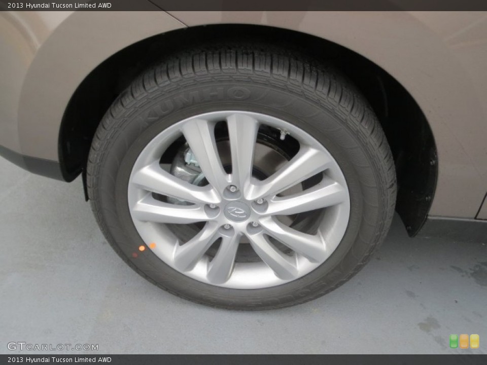 2013 Hyundai Tucson Limited AWD Wheel and Tire Photo #75779137