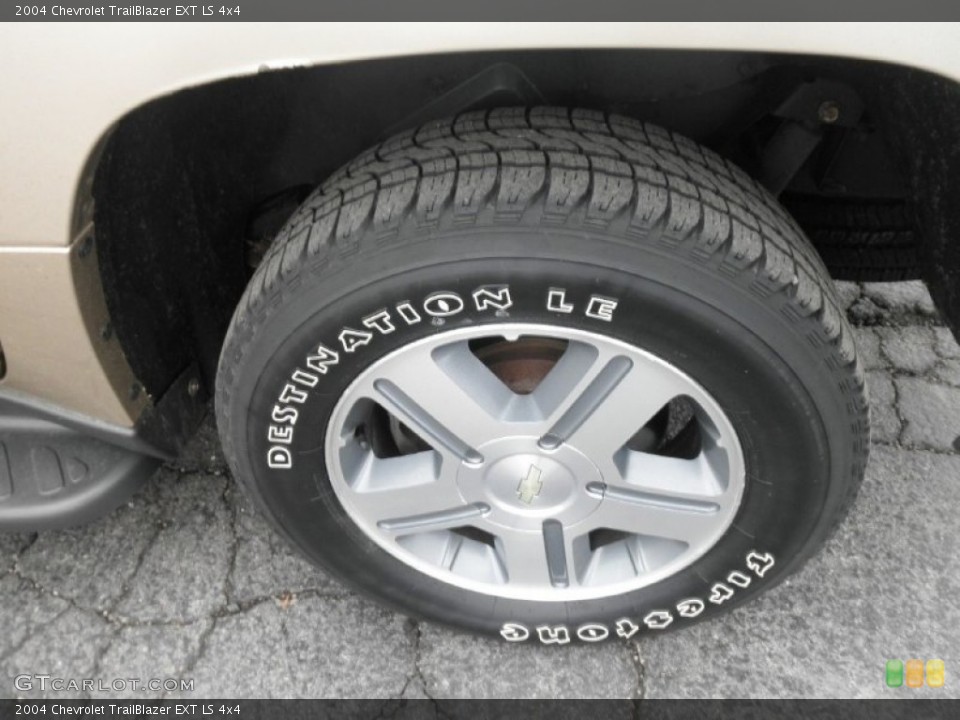 2004 Chevrolet TrailBlazer EXT LS 4x4 Wheel and Tire Photo #75781268