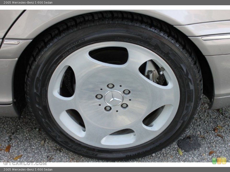 2005 Mercedes-Benz S 600 Sedan Wheel and Tire Photo #75782941