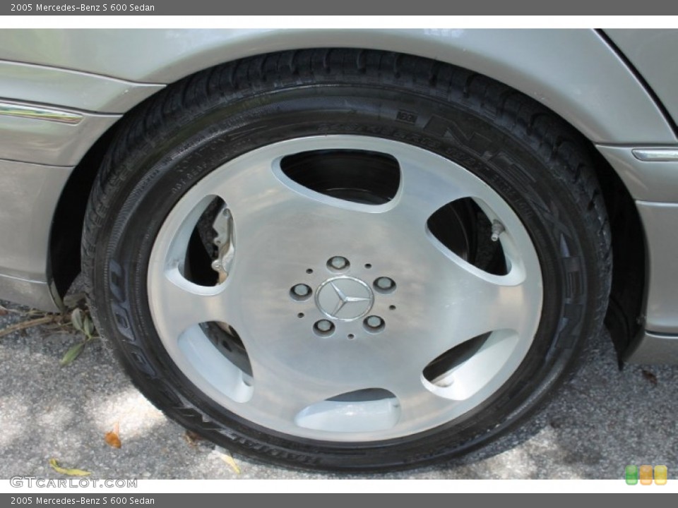 2005 Mercedes-Benz S 600 Sedan Wheel and Tire Photo #75782951