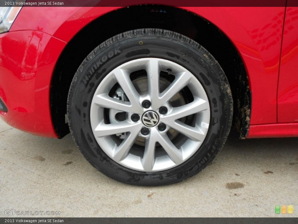 2013 Volkswagen Jetta SE Sedan Wheel and Tire Photo #75784153
