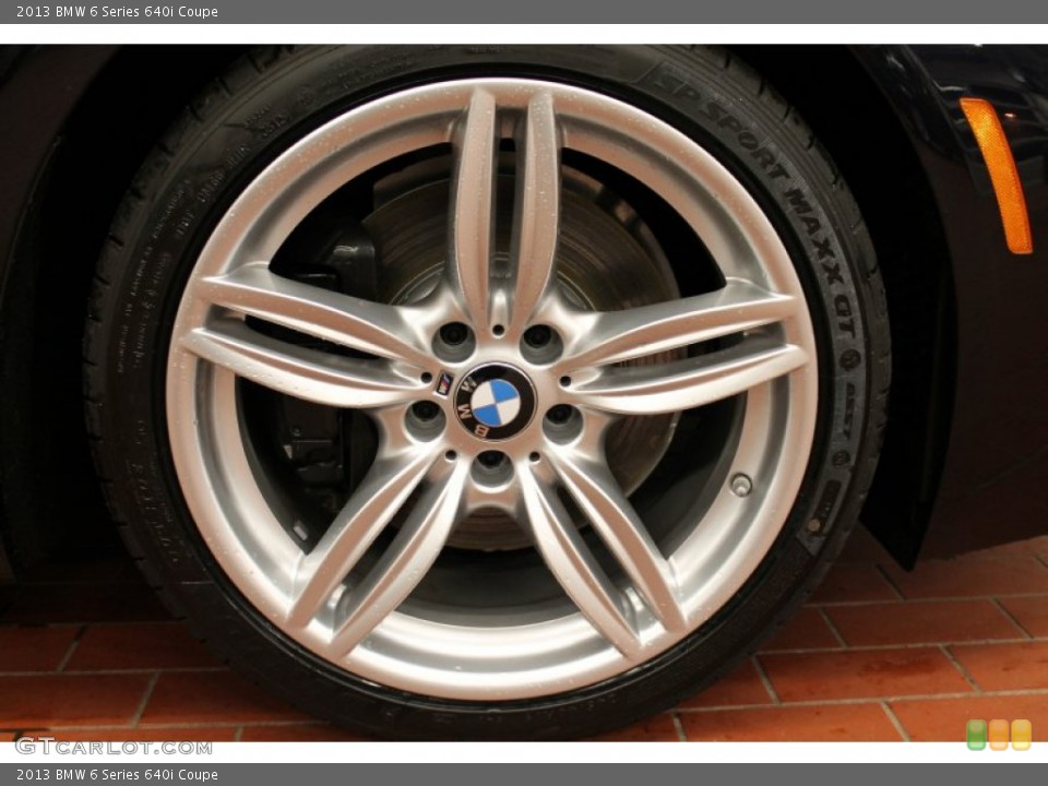 2013 BMW 6 Series 640i Coupe Wheel and Tire Photo #75789274