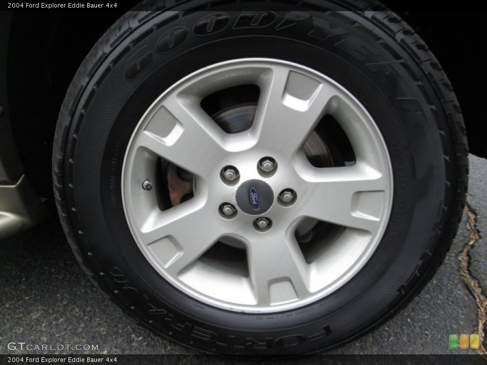 2004 Ford Explorer Eddie Bauer 4x4 Wheel and Tire Photo #75791196