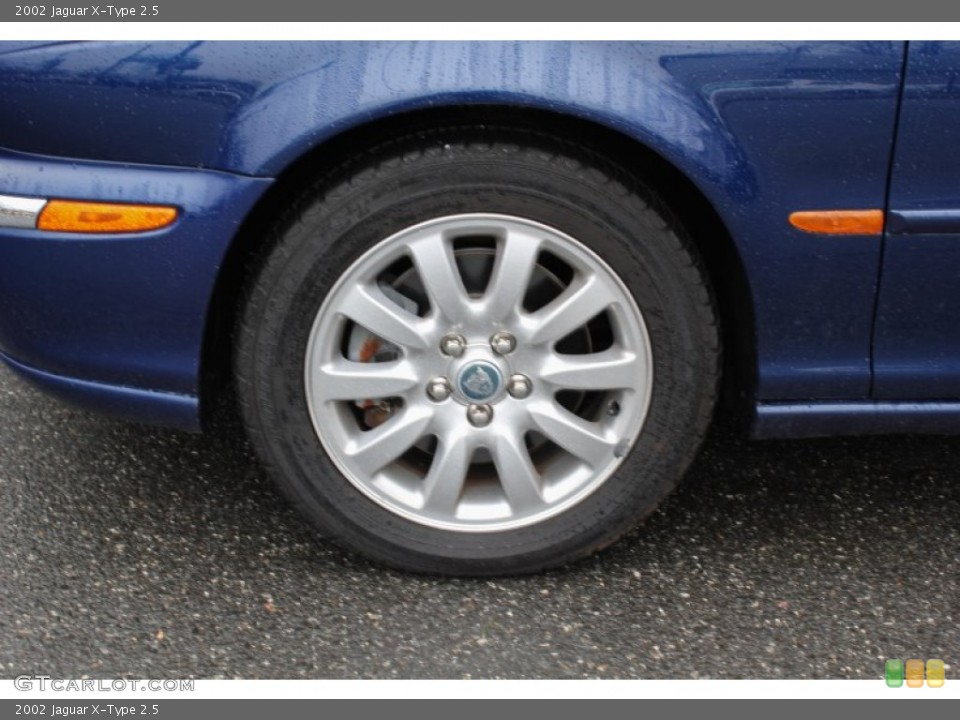 2002 Jaguar X-Type 2.5 Wheel and Tire Photo #75792666