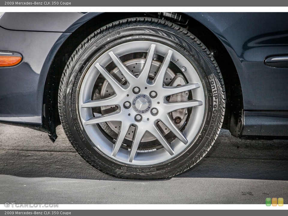 2009 Mercedes-Benz CLK 350 Coupe Wheel and Tire Photo #75794491