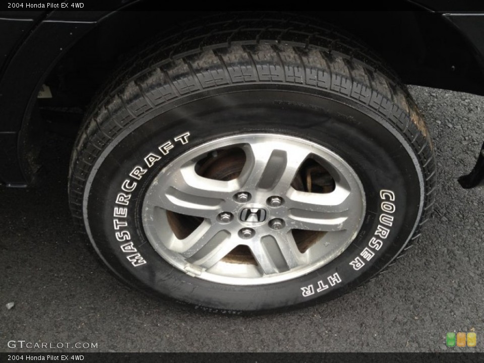 2004 Honda Pilot EX 4WD Wheel and Tire Photo #75796888