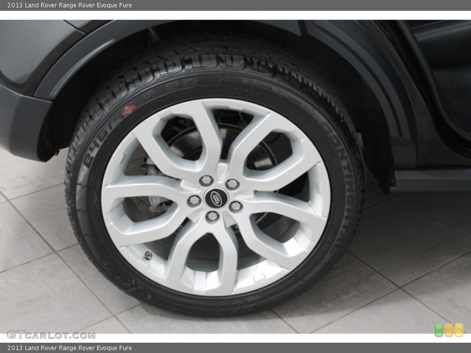 2013 Land Rover Range Rover Evoque Pure Wheel and Tire Photo #75799493