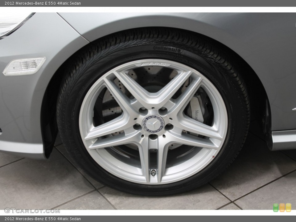 2012 Mercedes-Benz E 550 4Matic Sedan Wheel and Tire Photo #75801025