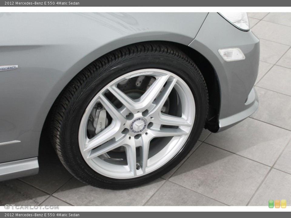 2012 Mercedes-Benz E 550 4Matic Sedan Wheel and Tire Photo #75801049