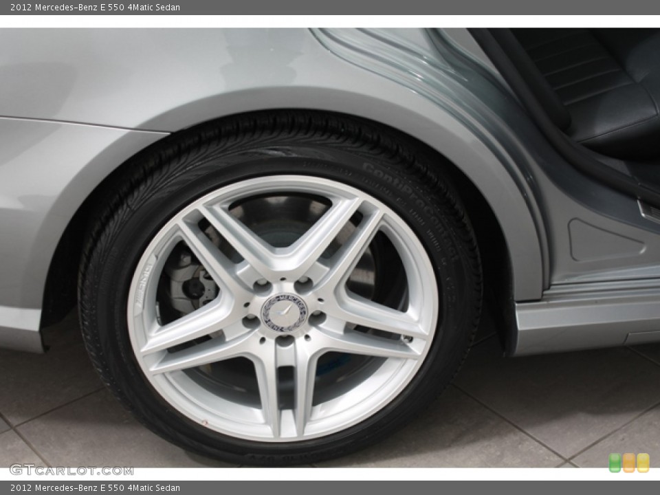 2012 Mercedes-Benz E 550 4Matic Sedan Wheel and Tire Photo #75801070