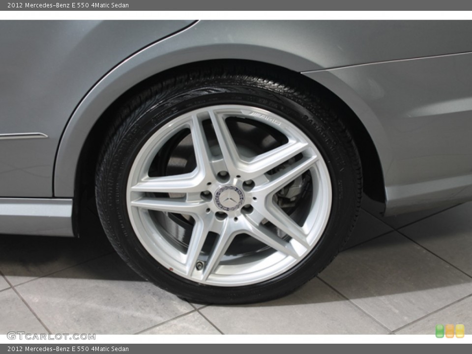 2012 Mercedes-Benz E 550 4Matic Sedan Wheel and Tire Photo #75801084
