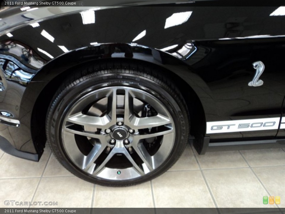 2011 Ford Mustang Shelby GT500 Coupe Wheel and Tire Photo #75804085