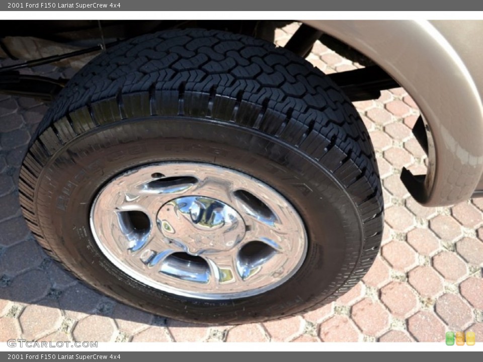 2001 Ford F150 Lariat SuperCrew 4x4 Wheel and Tire Photo #75804500